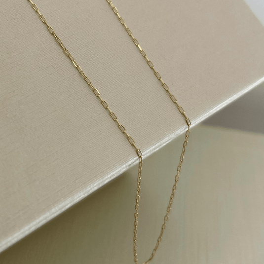 Corrente Elo Alongado Cartier 40cm Ouro 18k