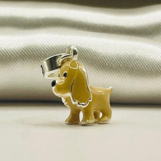 Pingente Berloque Cocker em Prata 925