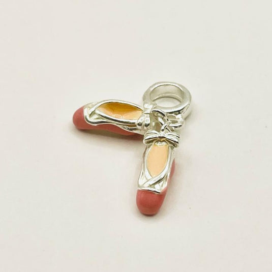 Pingente Berloque Sapatilha Bailarina Prata 925