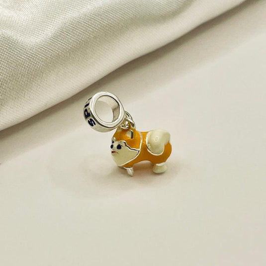 Pingente Berloque Spitz em Prata 925..