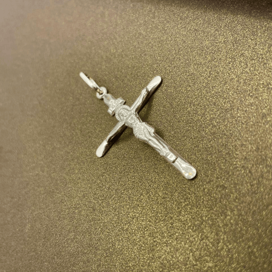 Pingente Crucifixo com Cristo em Prata 925