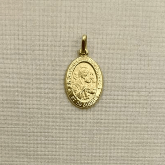 Pingente Nossa Senhora do Perpétuo Socorro Ouro 18k