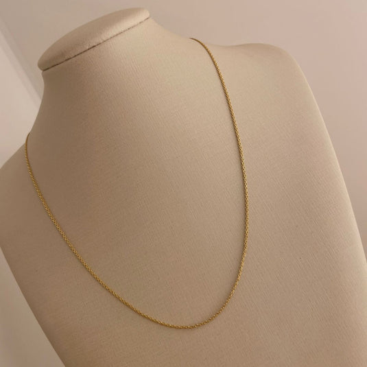 Corrente Malha Bismarck em Ouro Amarelo 18k - 45 cm