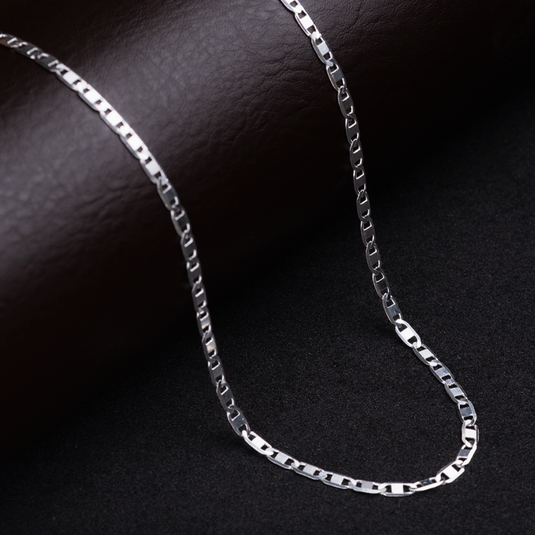 Corrente Piastrine 60cm Prata 925