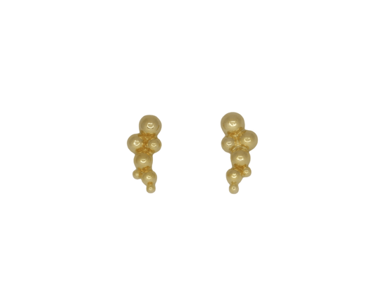 Brinco Ear Cuff Bolinhas Aglomeradas - Semijoia Premium