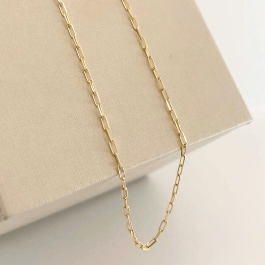 Corrente Elo Cartier 45cm em Ouro 18k