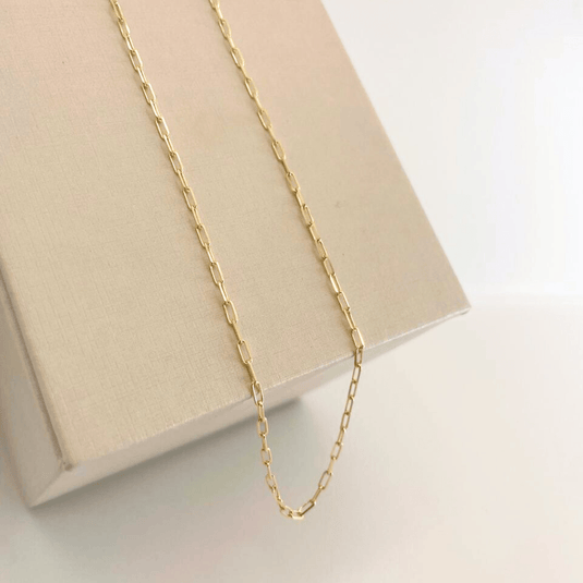 Corrente Elo Cartier 45cm em Ouro 18k.