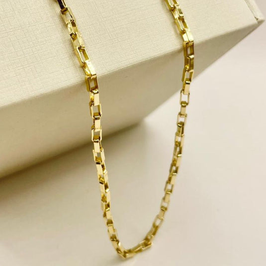 Corrente Elo Cartier 60cm - Semijoia Premium.