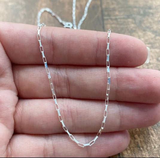 Corrente Elo Cartier 45cm Prata 925.