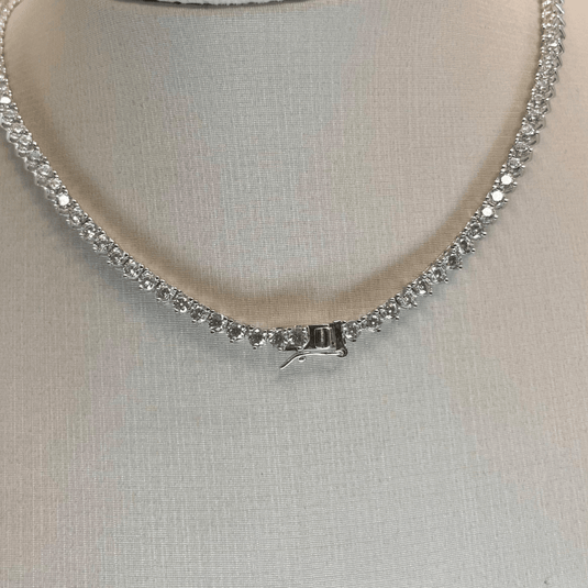 Gargantilha Riviera com Zircônia em Prata 925