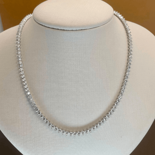Gargantilha Riviera com Zircônia em Prata 925