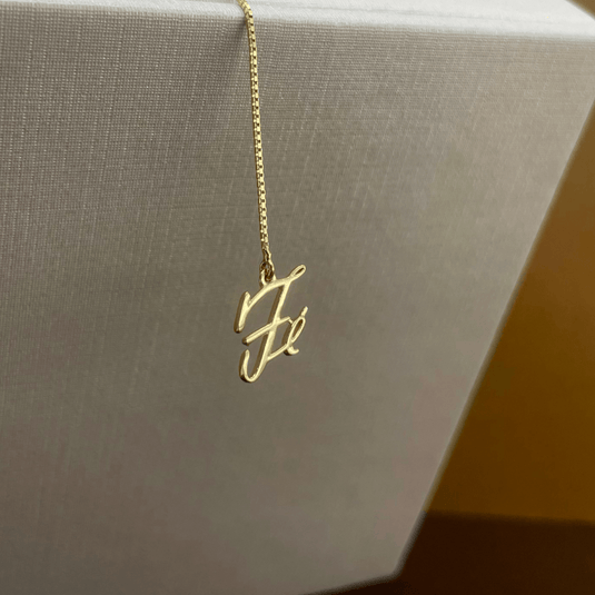 Gargantilha Fé Gravata 40cm Ouro 18k