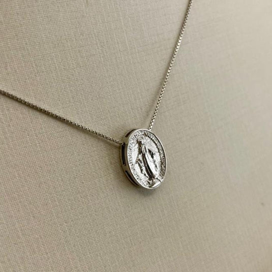 Gargantilha Nossa Senhora das Graças com Corrente Veneziana ...