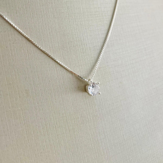 Gargantilha Ponto de Luz Galeria 45cm Prata 925...