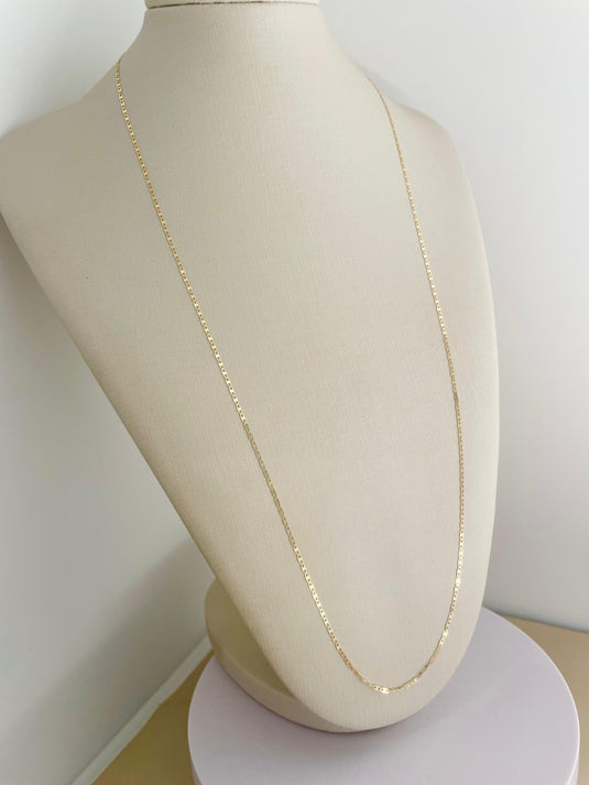 Corrente Piastrine Ouro 18k 60cm
