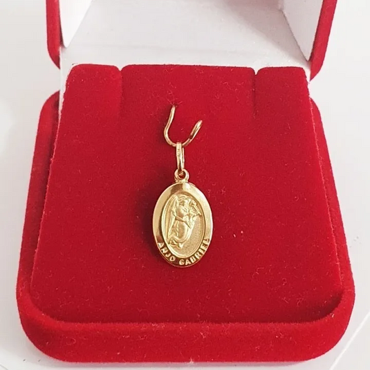 Pingente Anjo Gabriel em Ouro 18k
